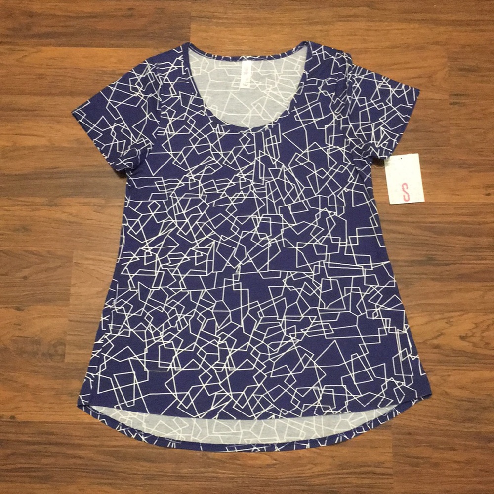 NWT Royal Blue Scoopneck Short Sleeve Tee, sz S